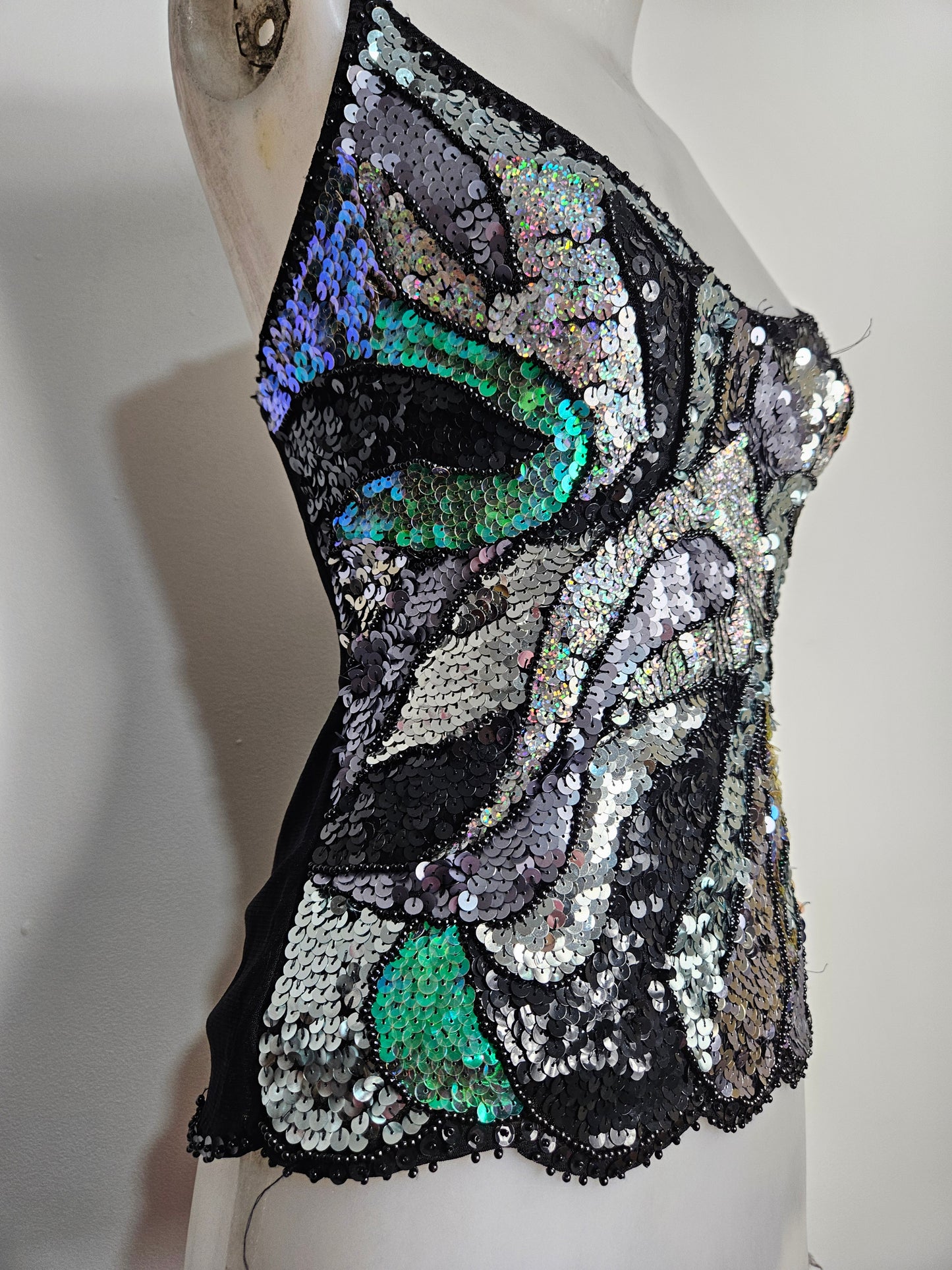 Haut à sequins tricolores Derhy