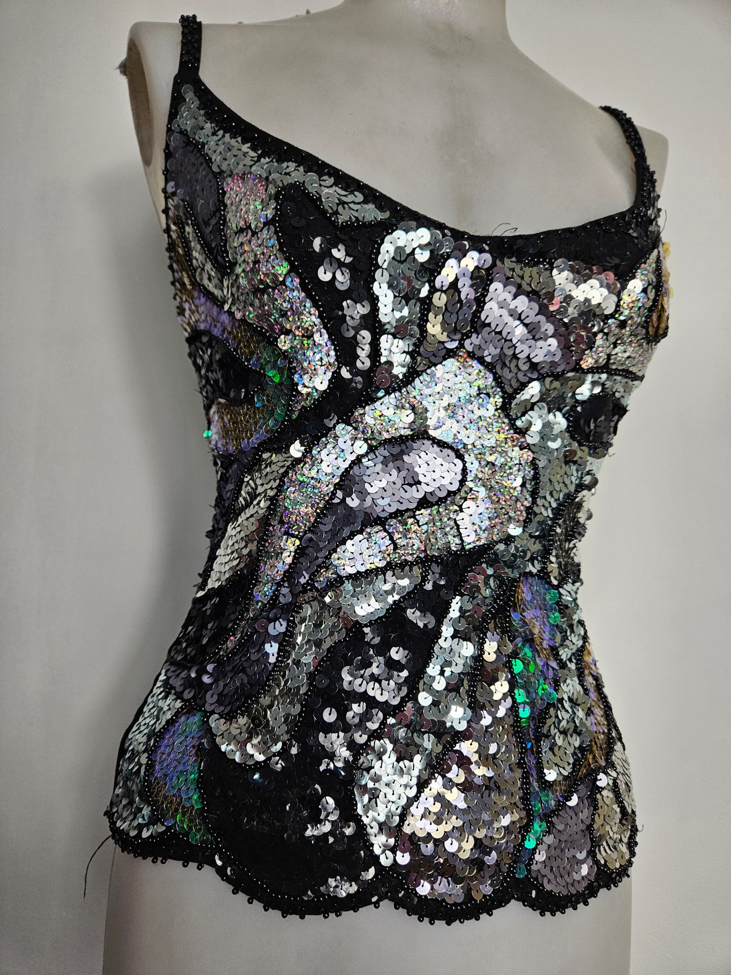 Haut à sequins tricolores Derhy