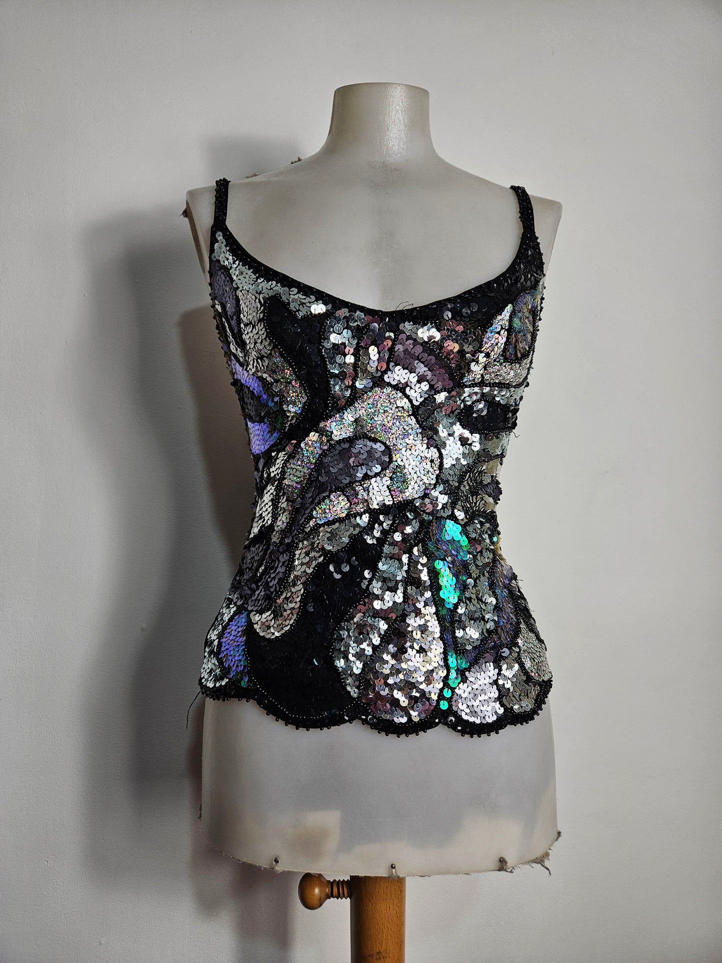 Haut à sequins tricolores Derhy