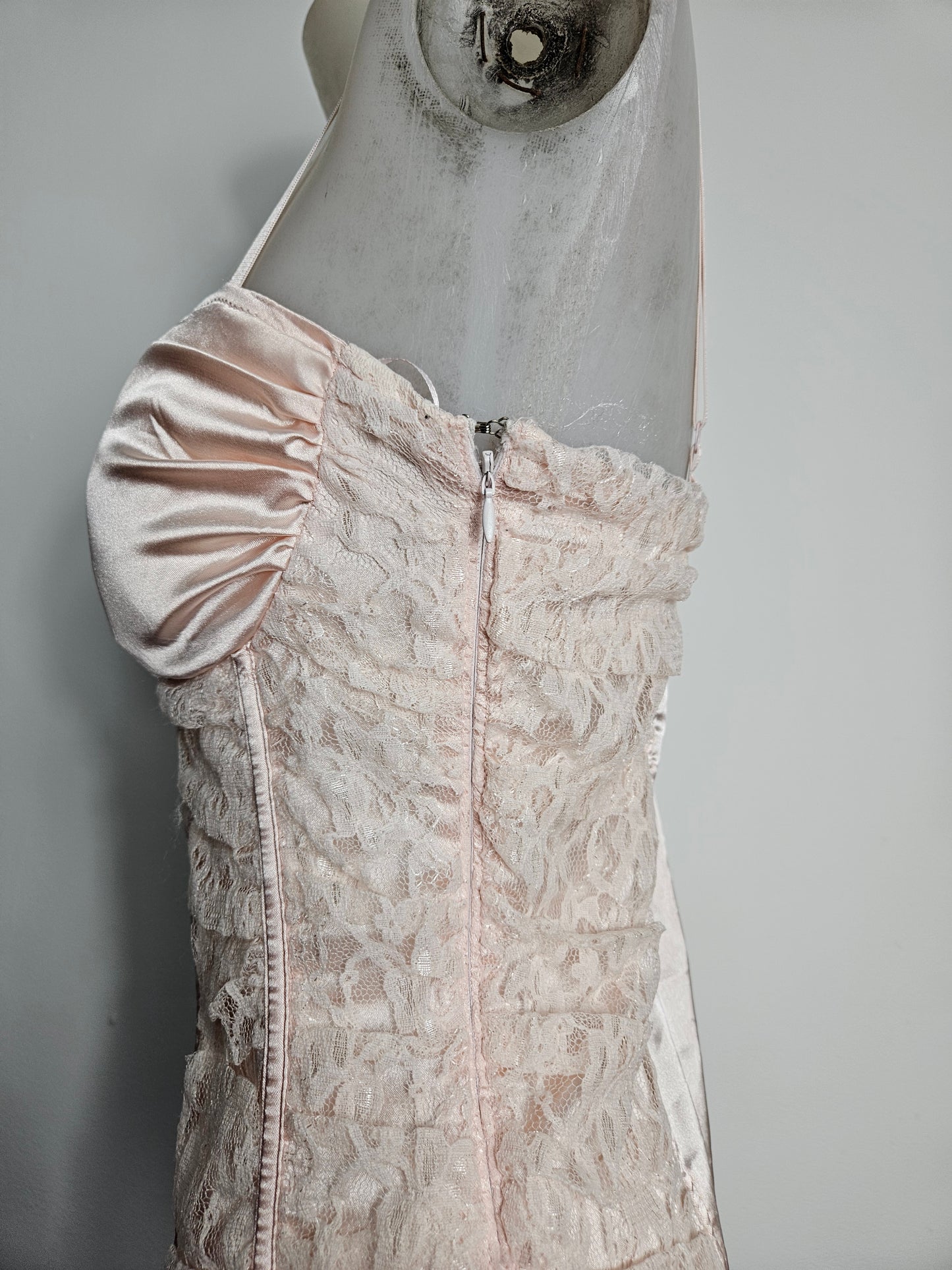 Haut esprit corset rose poudré