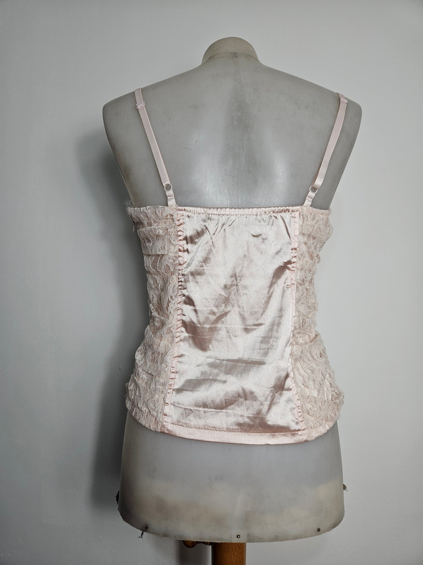 Haut esprit corset rose poudré