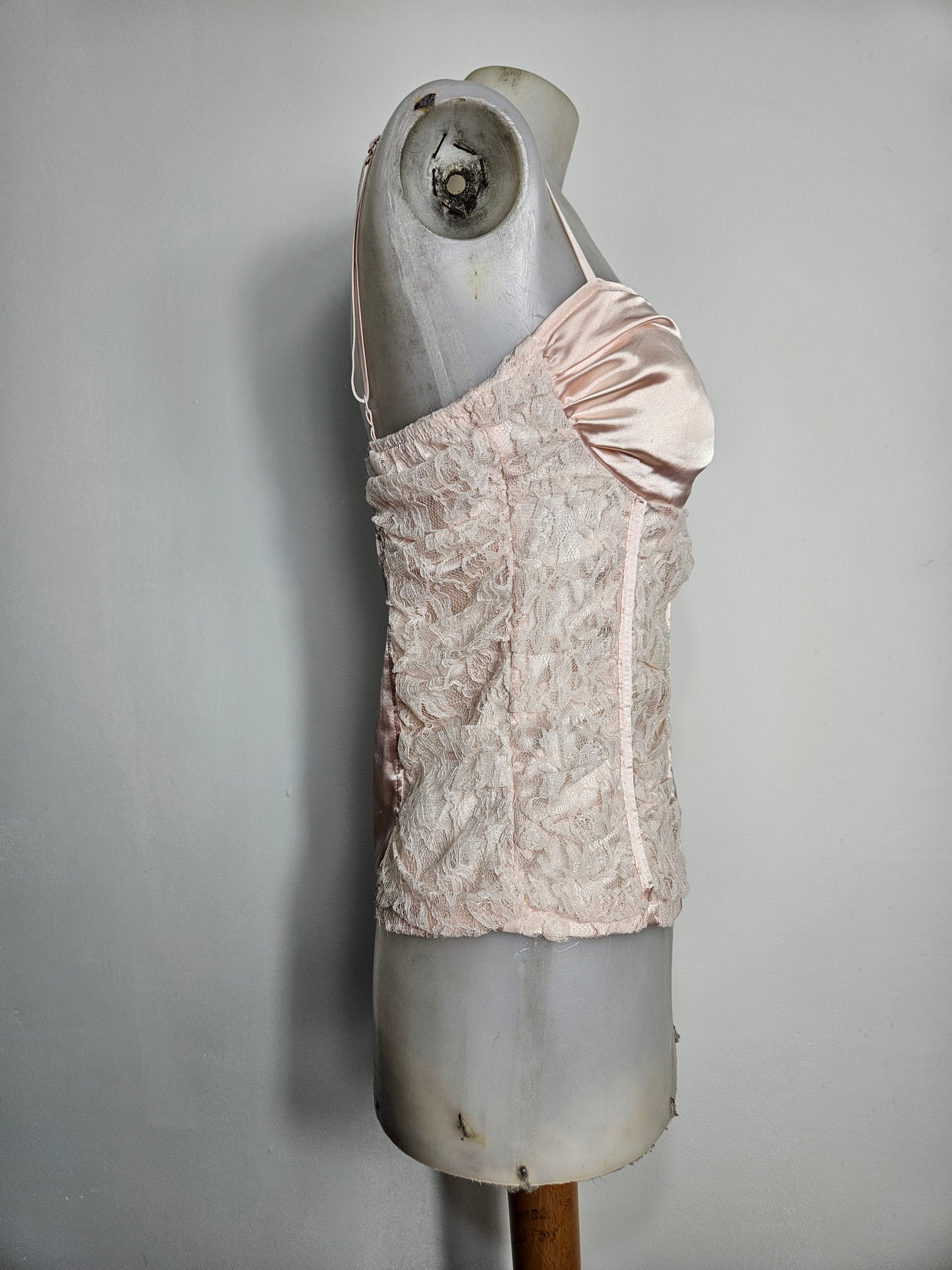 Haut esprit corset rose poudré