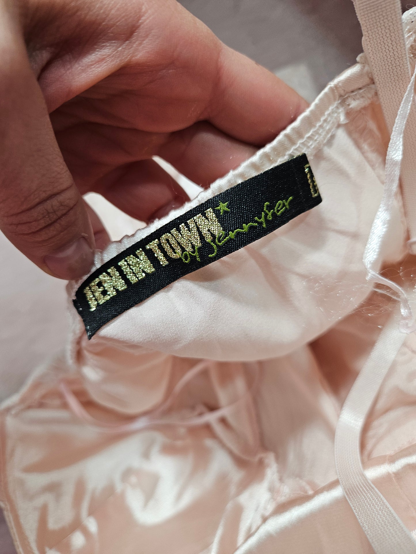 Haut esprit corset rose poudré