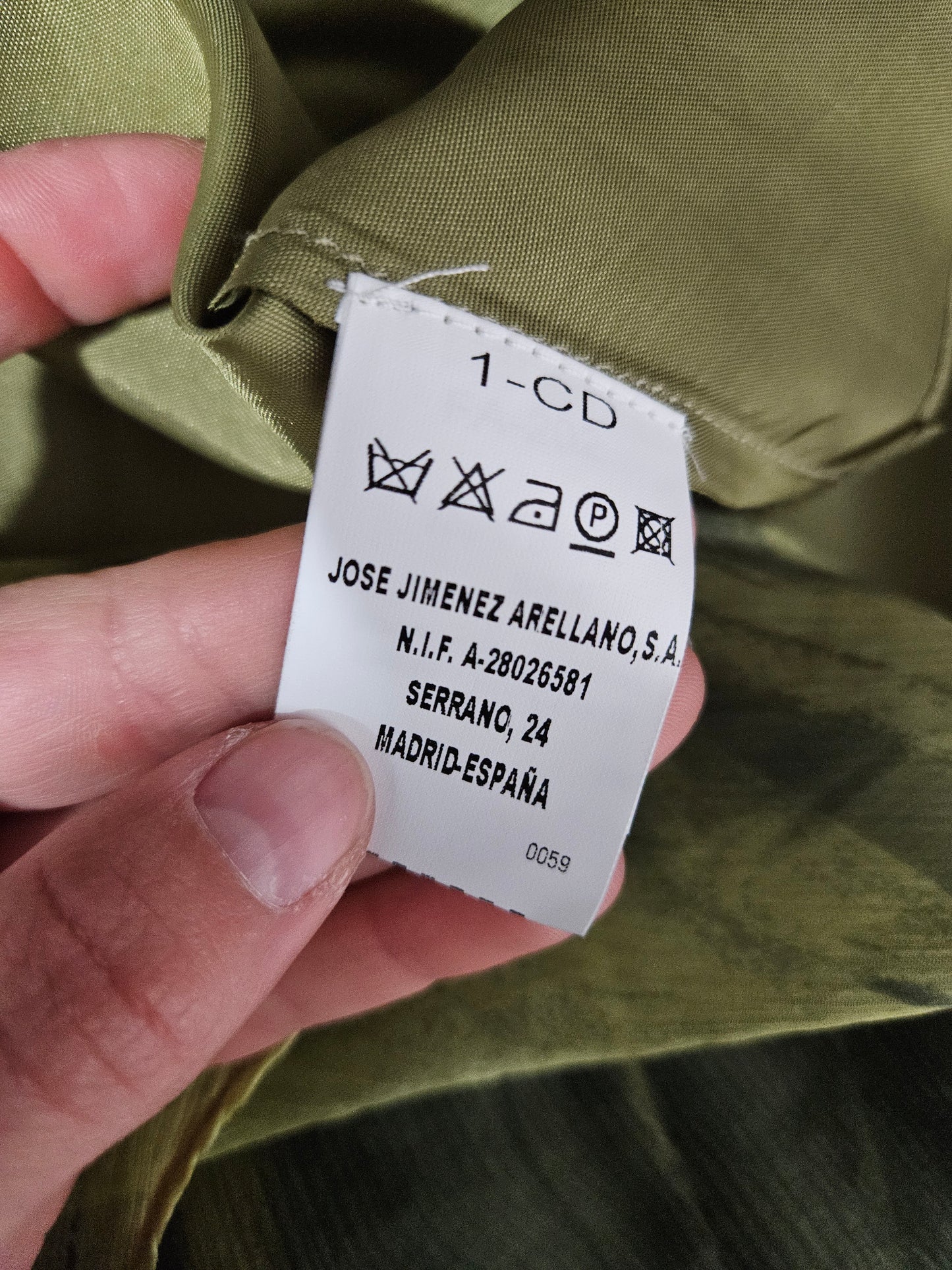 Silk dress with embroidery