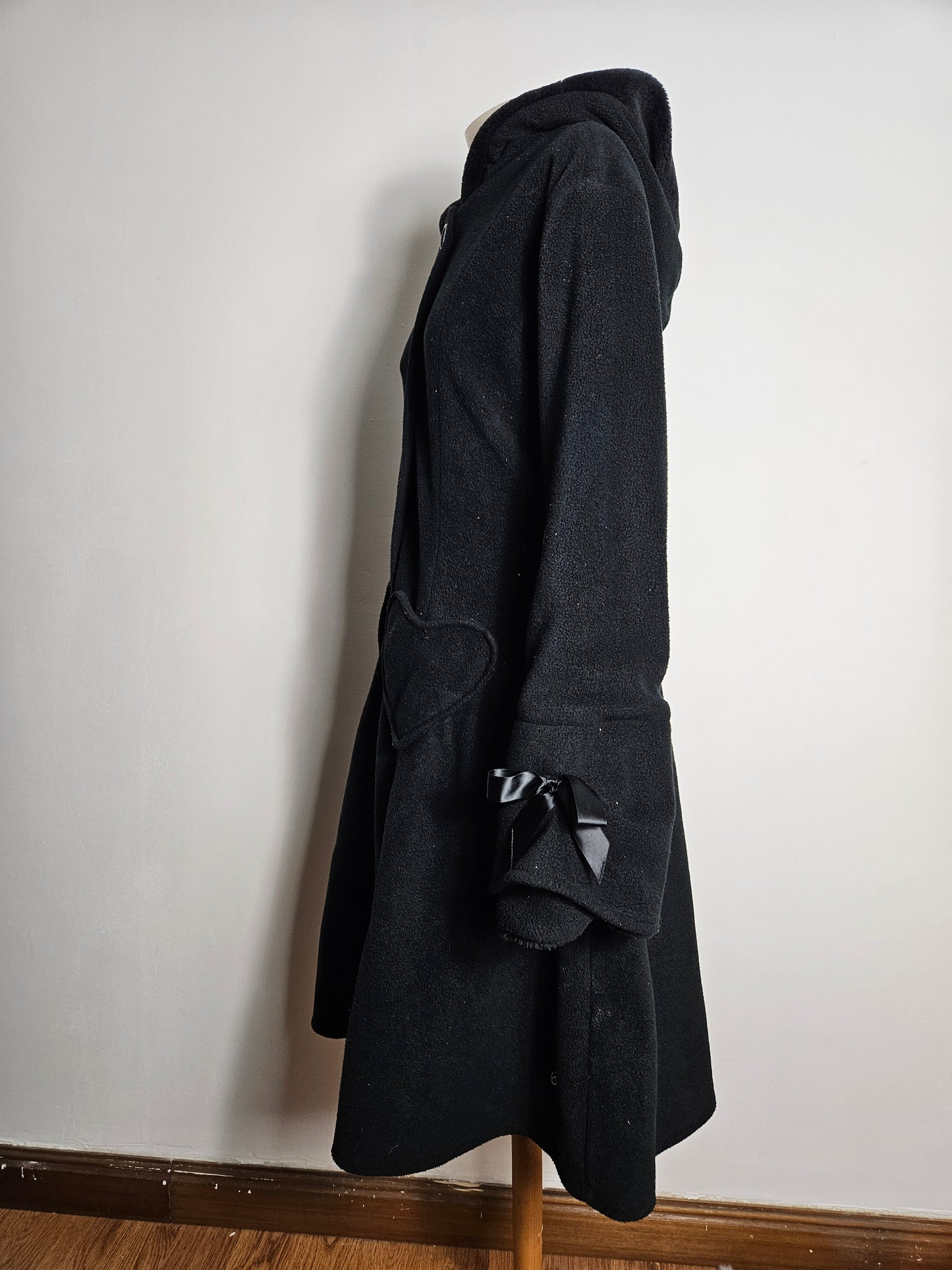 Manteau long à laçage