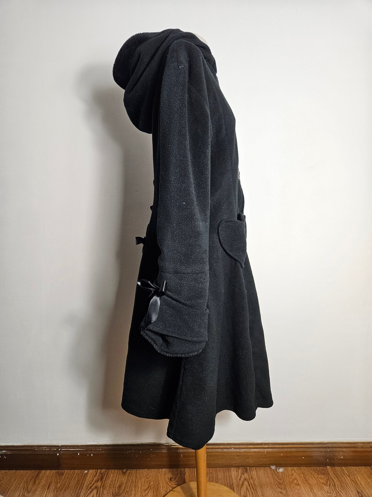 Manteau long à laçage