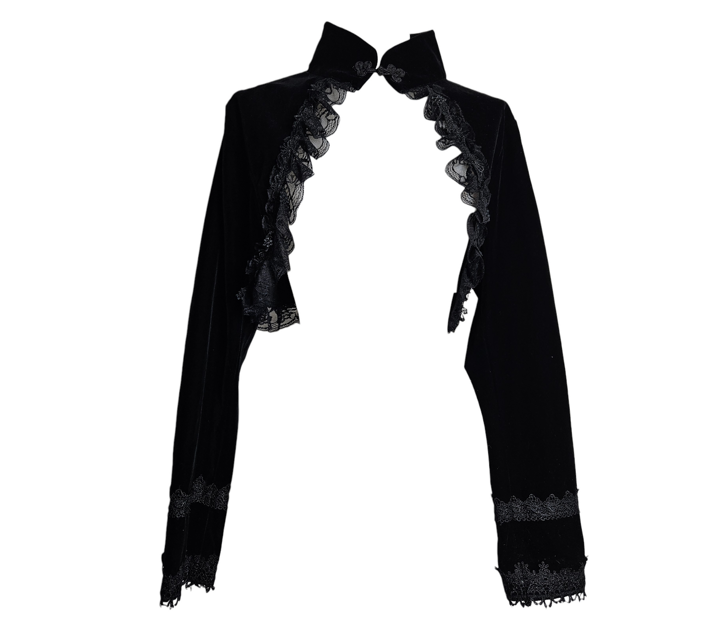 Black velvet bolero Punk Rave