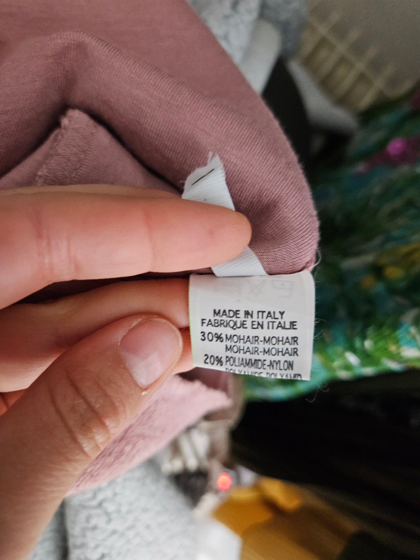 Powder pink top with lace details