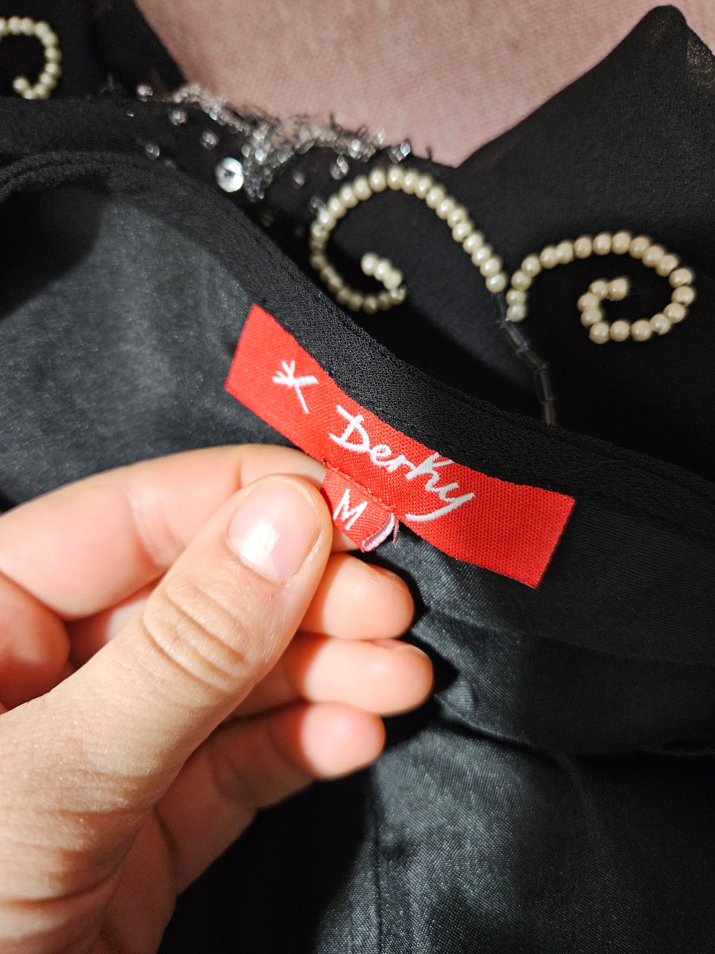 Robe brodée René Derhy