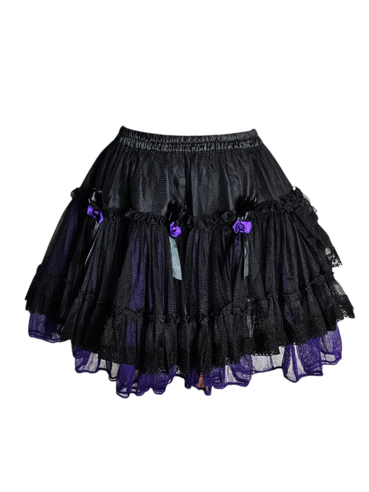 Mini jupe style tutu détails nœuds