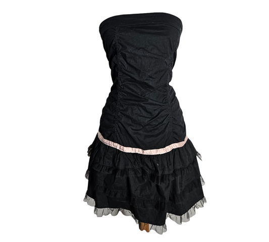 Robe bustier noire