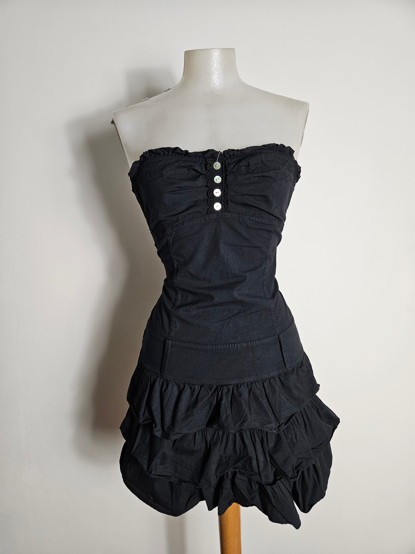 Robe bustier noire