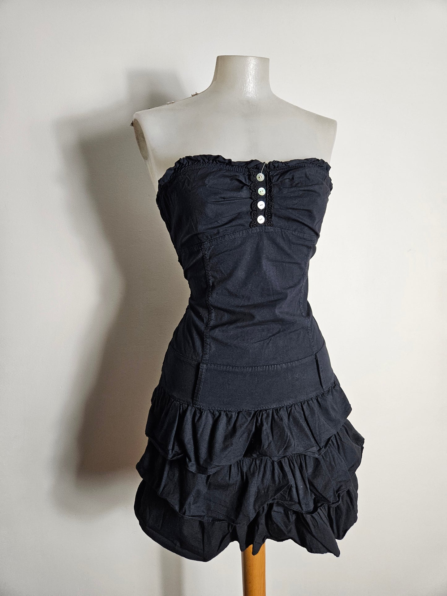 Robe bustier noire
