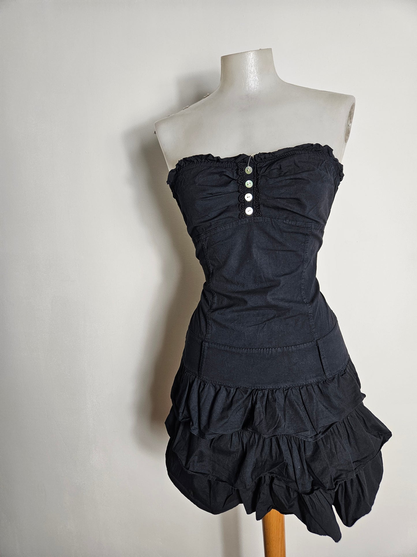 Robe bustier noire