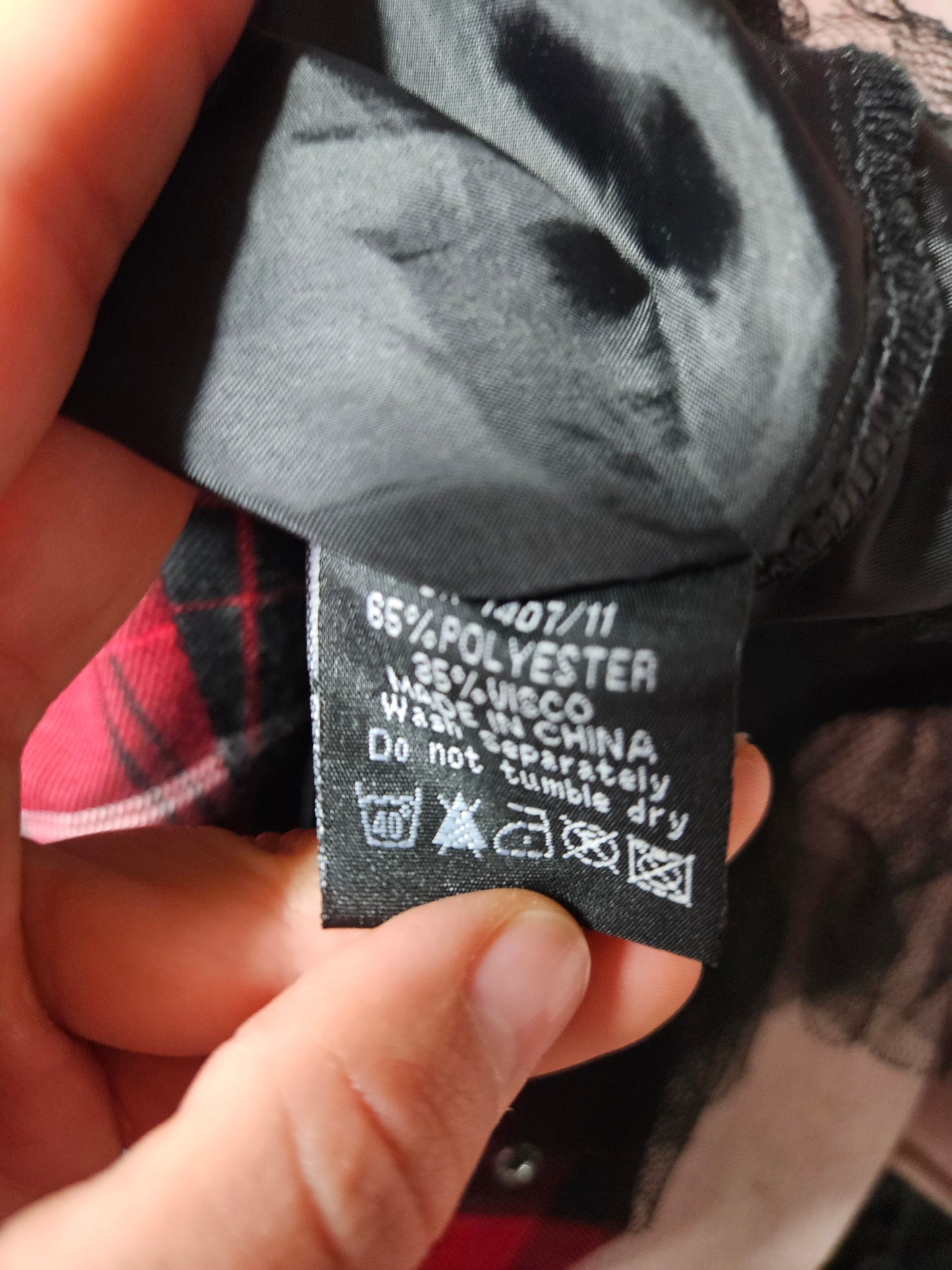 Mini jupe tartan à sangles