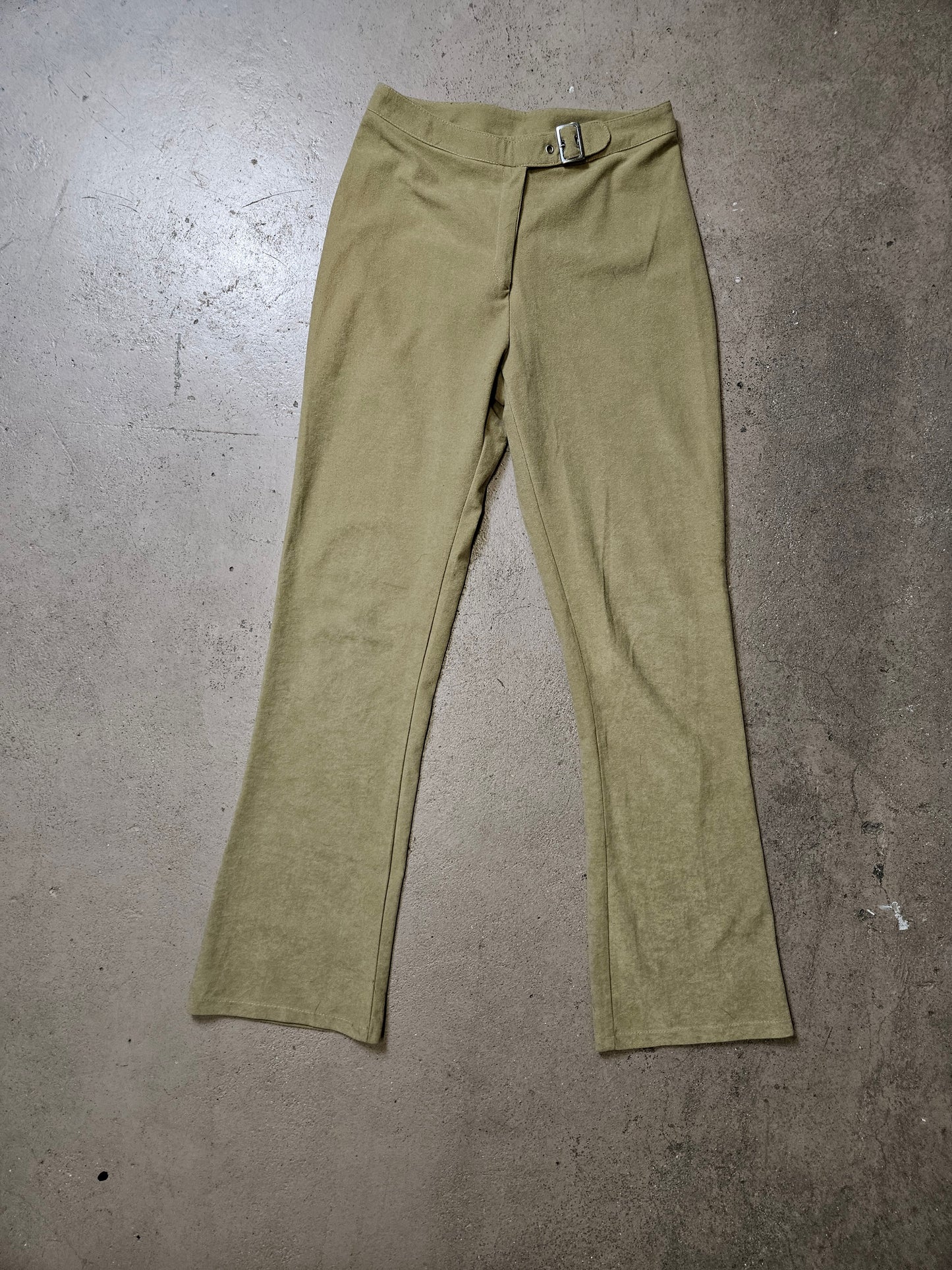 Pantalon évasé beige