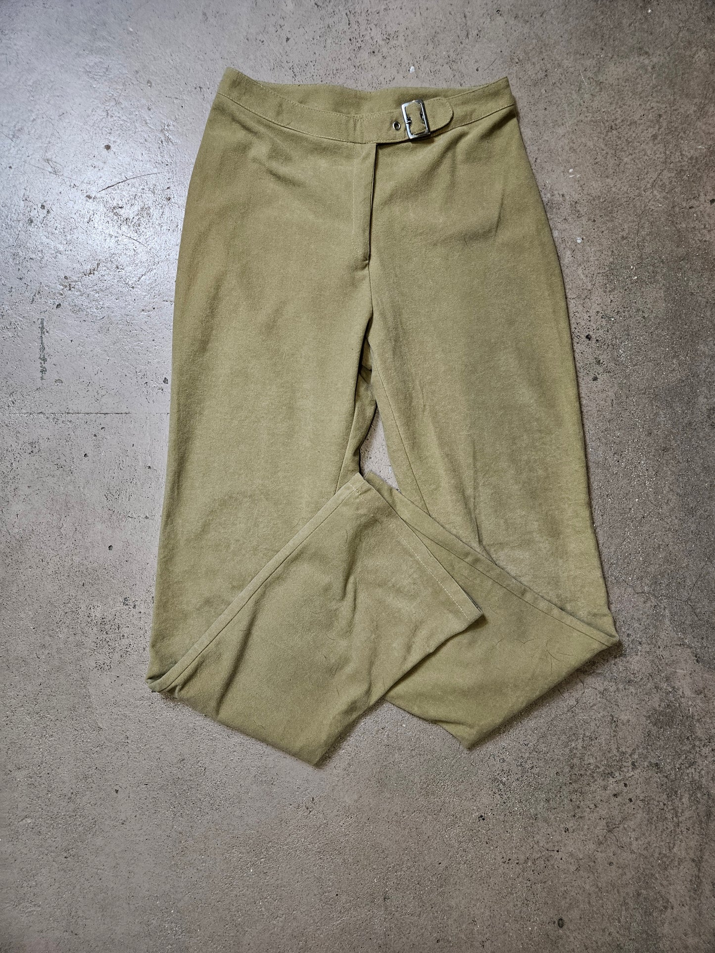 Pantalon évasé beige