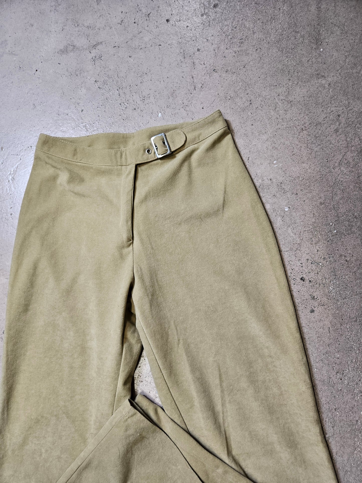 Pantalon évasé beige