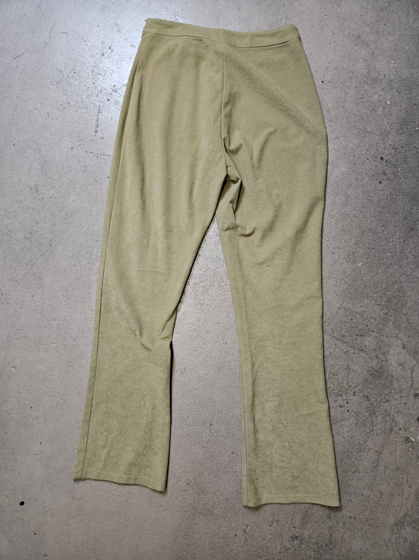 Pantalon évasé beige