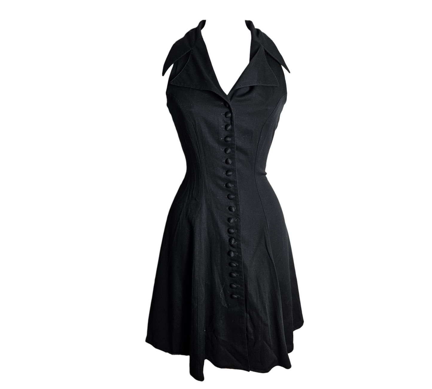 Robe évasée col chemise