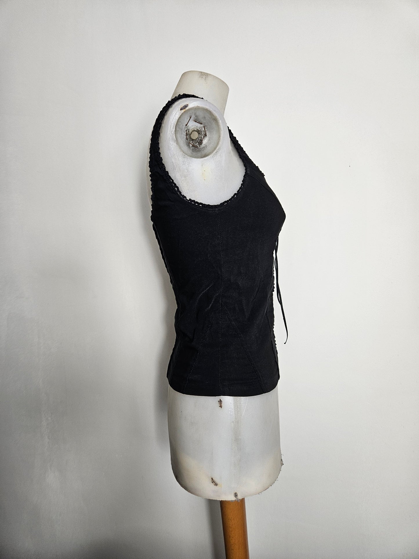 Haut esprit corset noir
