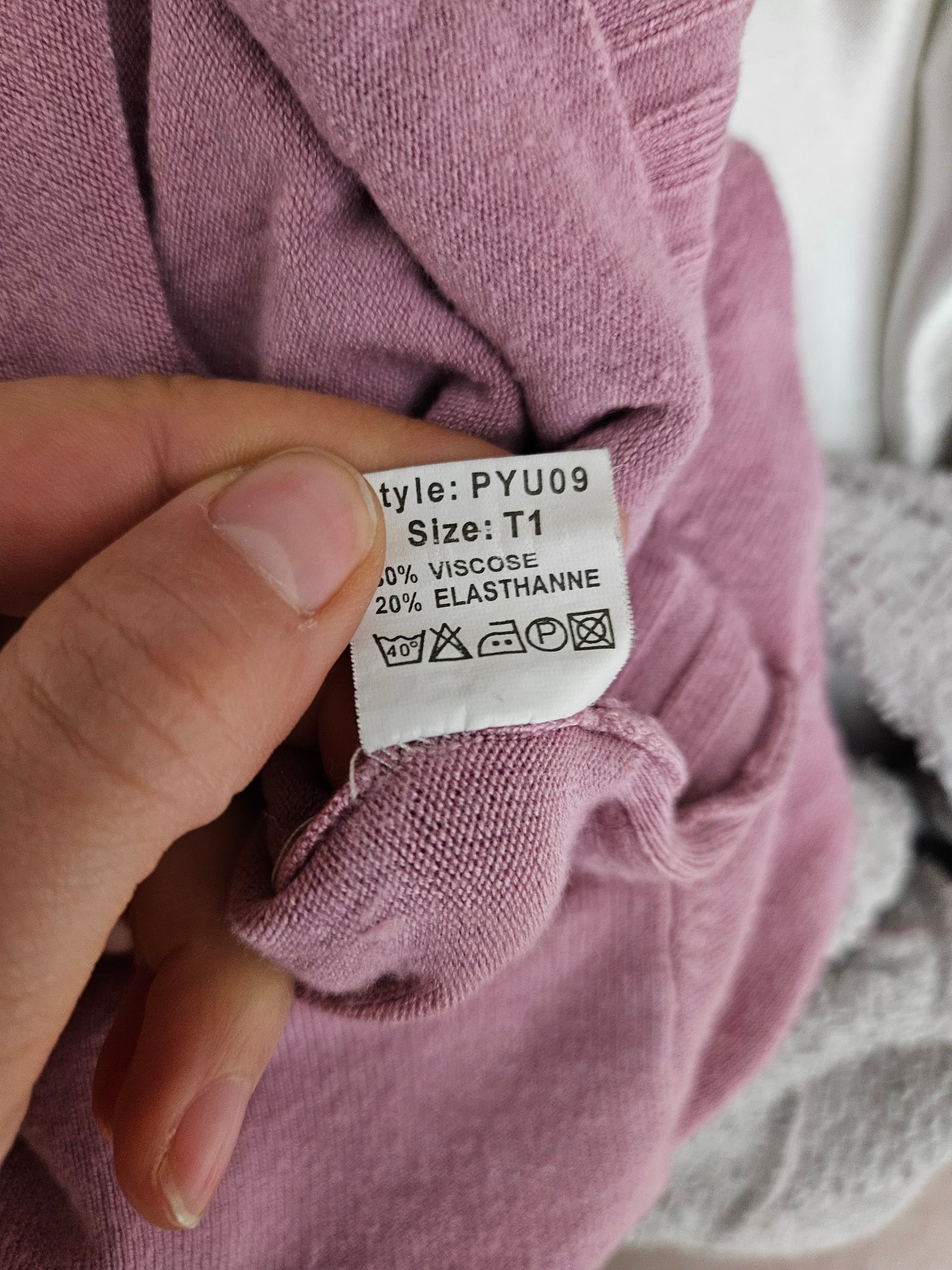 Pink cut-out sweater