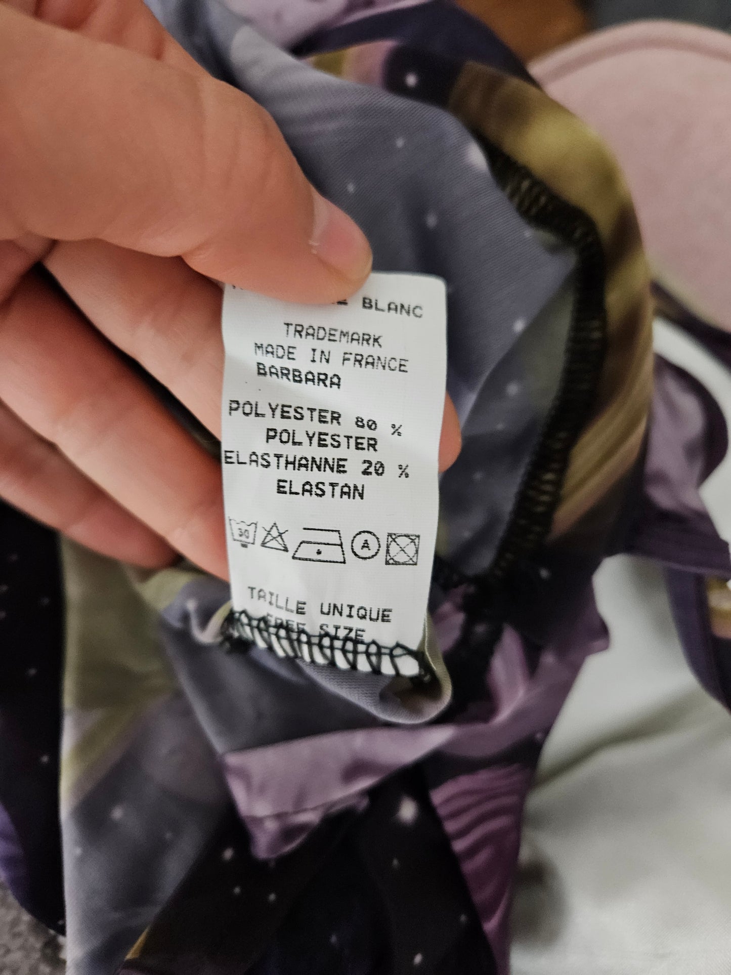 Haut en voile motif galaxy