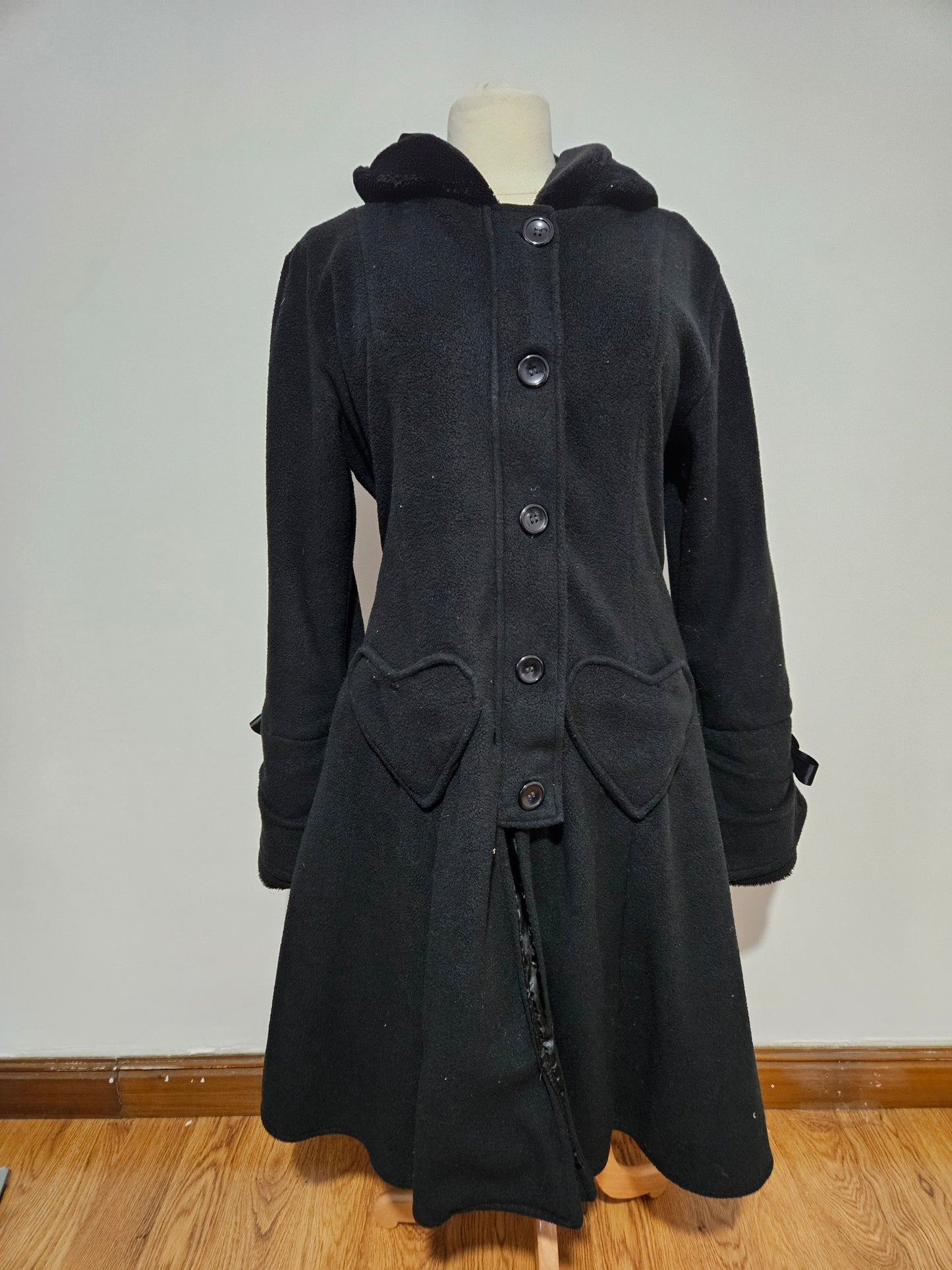 Manteau long à laçage