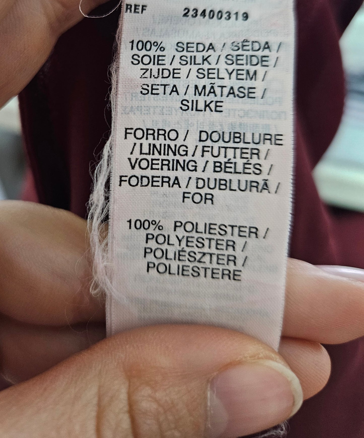 Robe en soie motif floral