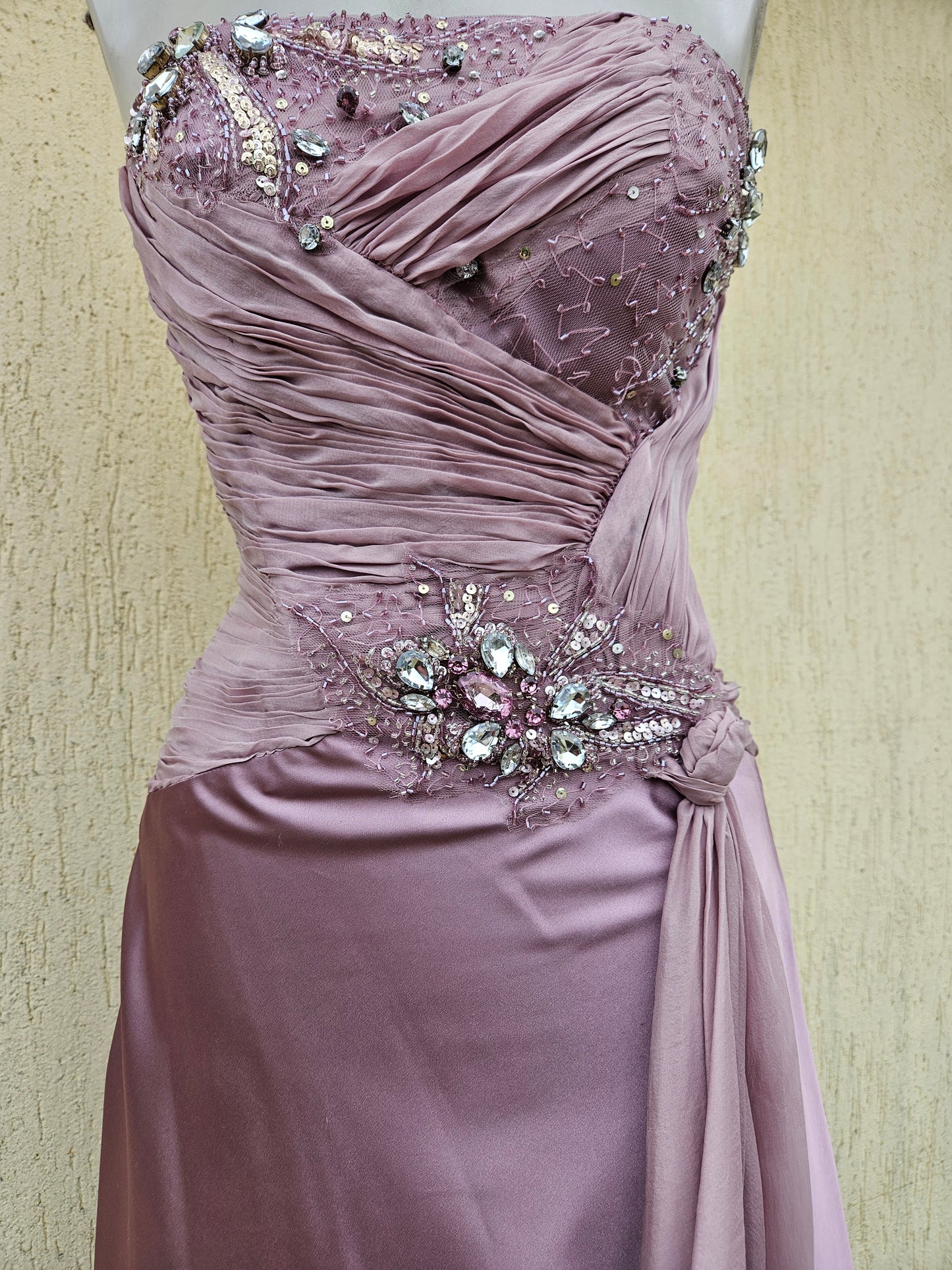 Robe bustier rose