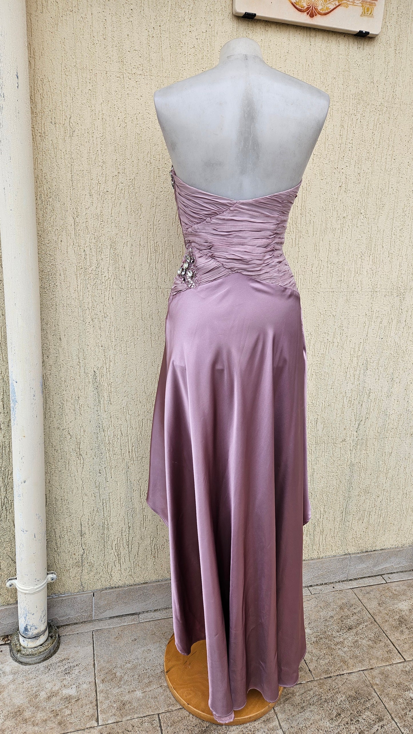 Robe bustier rose