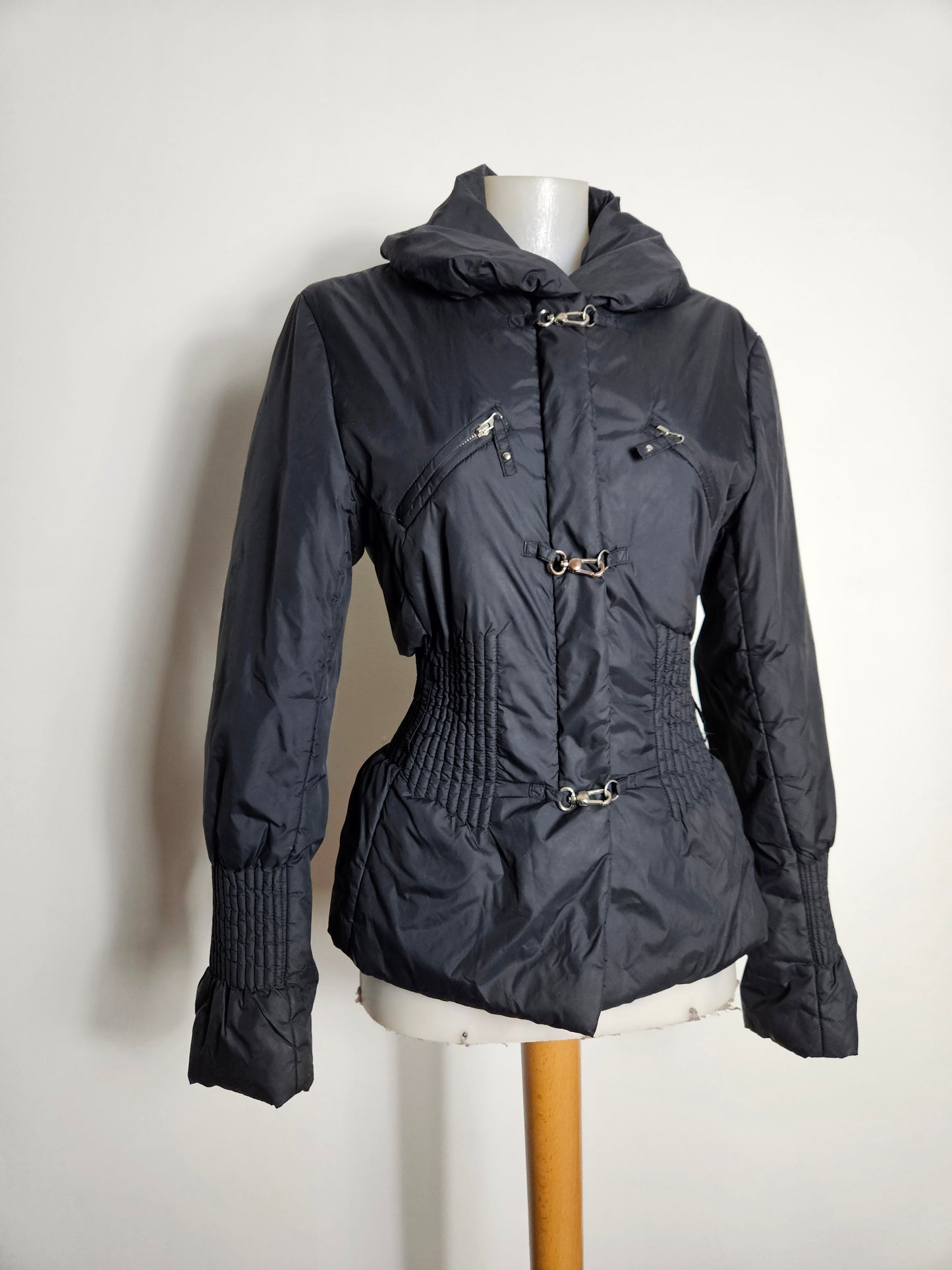 Manteau doudoune fermeture crochets