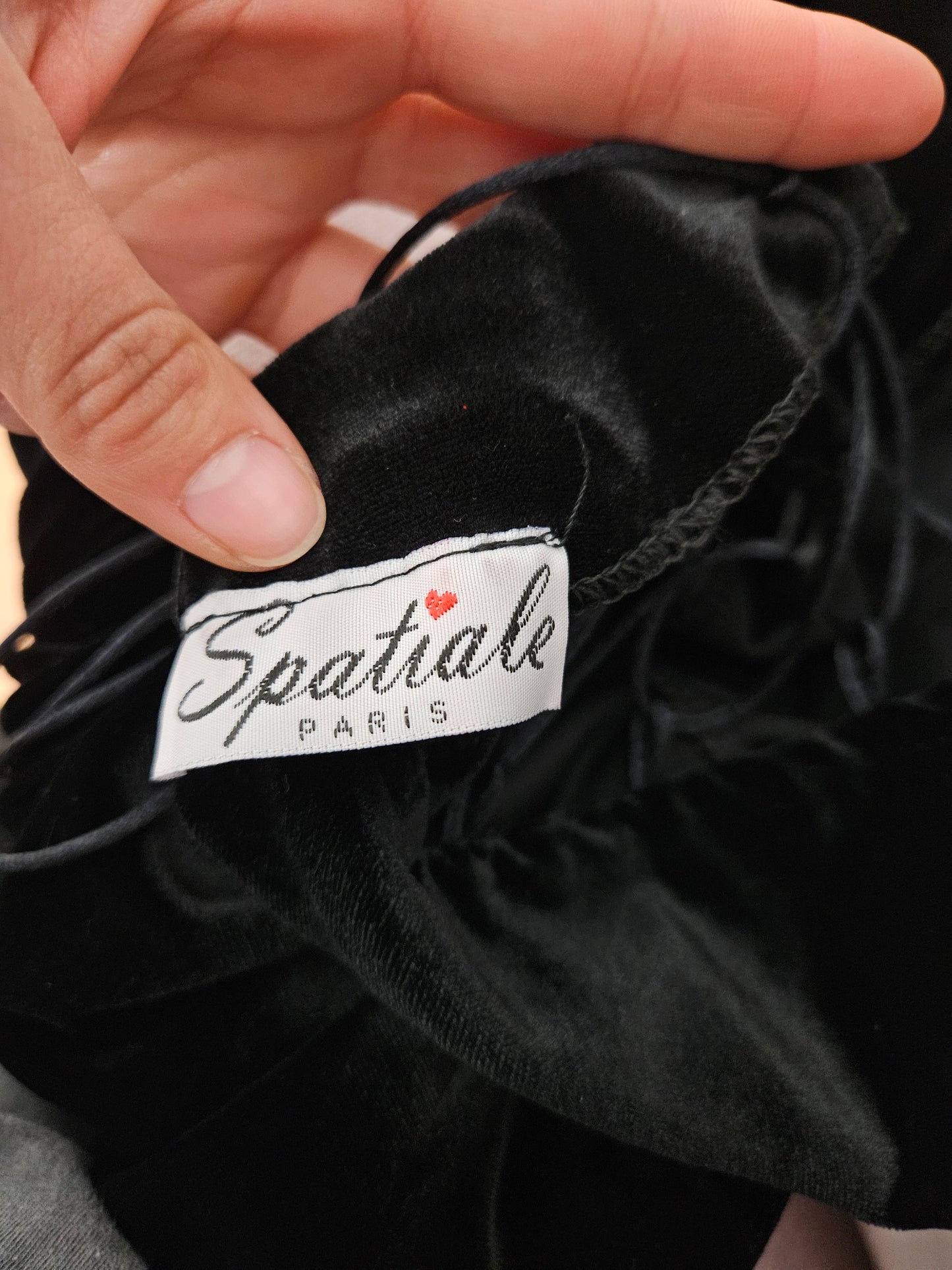 Black velvet backless dress