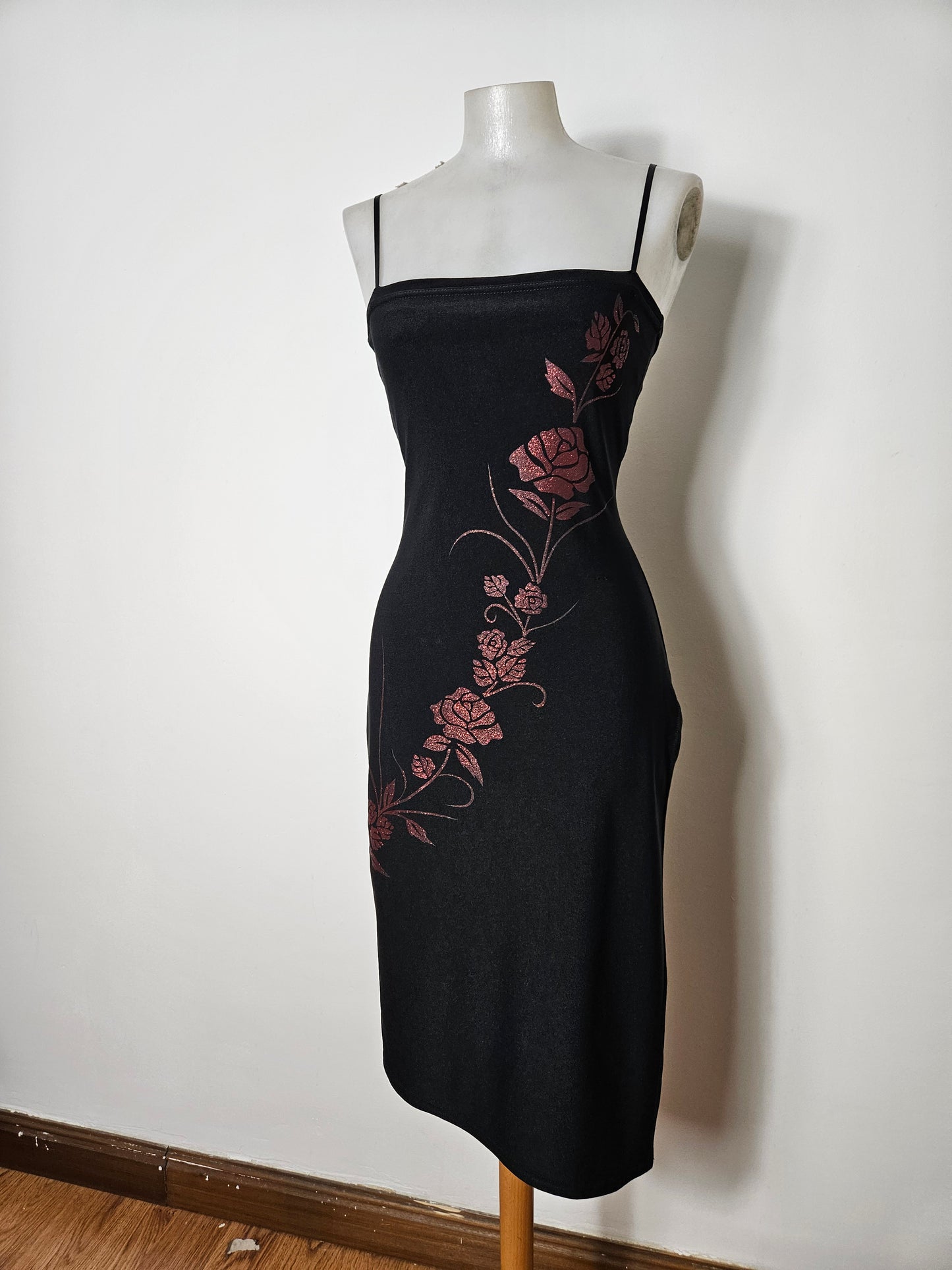 Floral print short dress