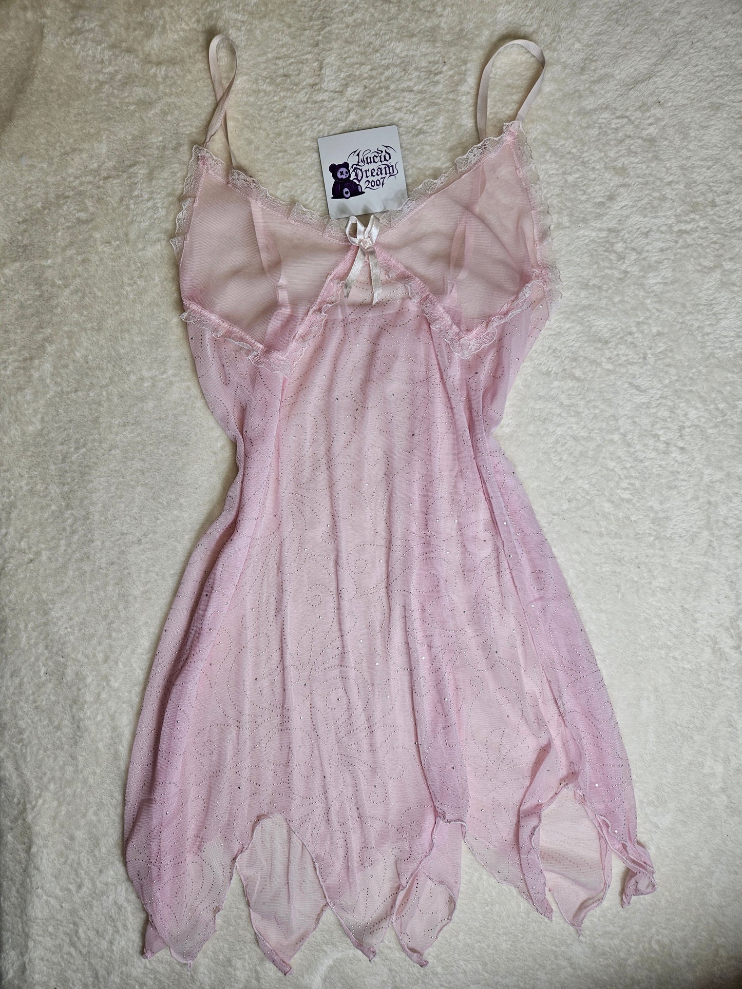 Ensemble en voile rose