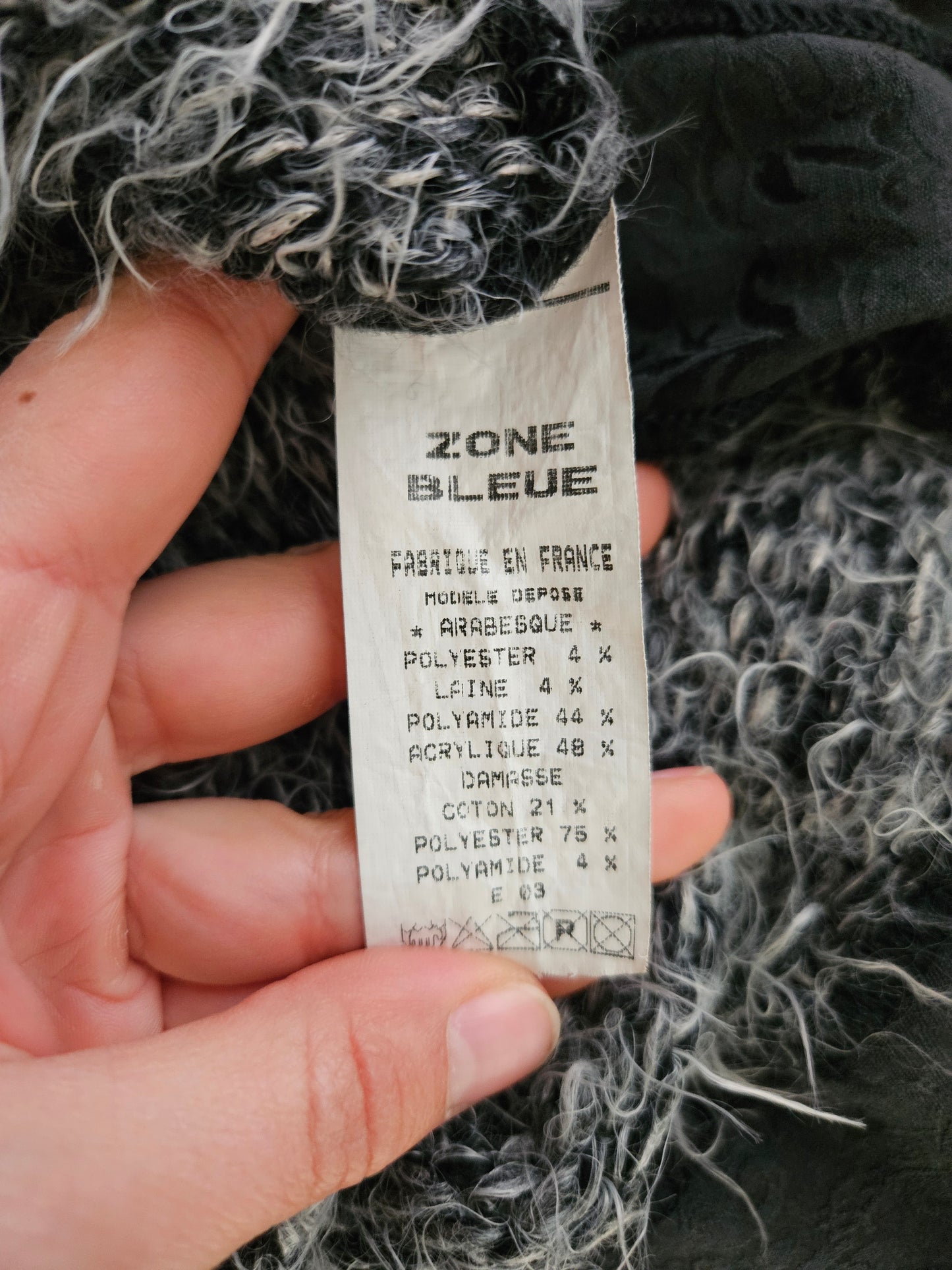 Pull en tricot Zone Bleue