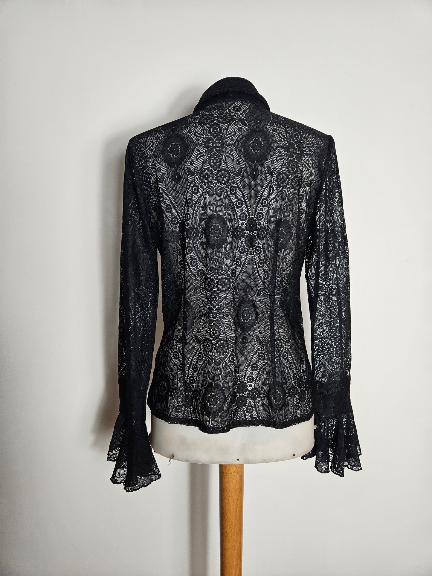 Black lace blouse