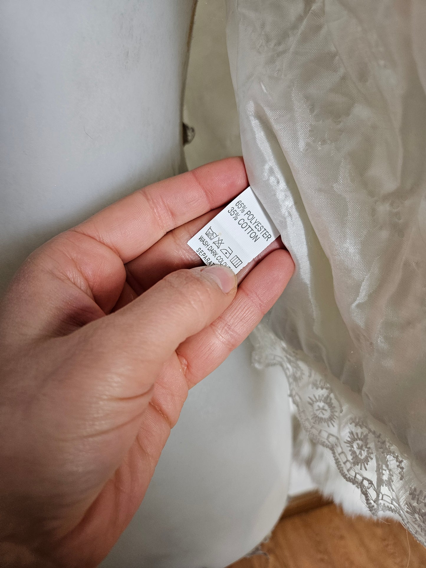 Manteau court col fausse fourrure blanc