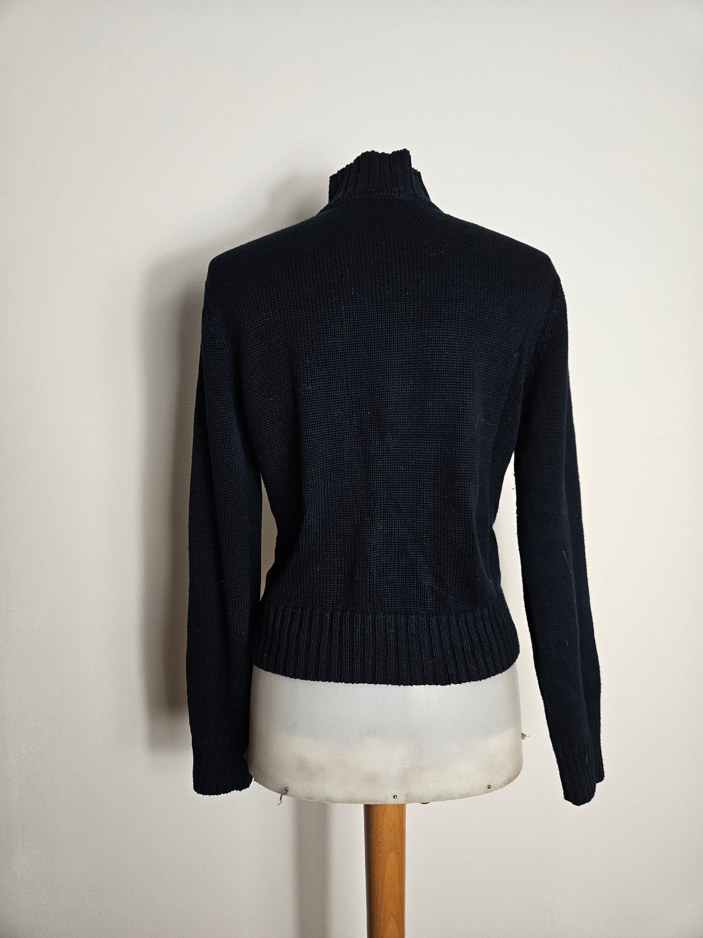 Pull double zip bleu