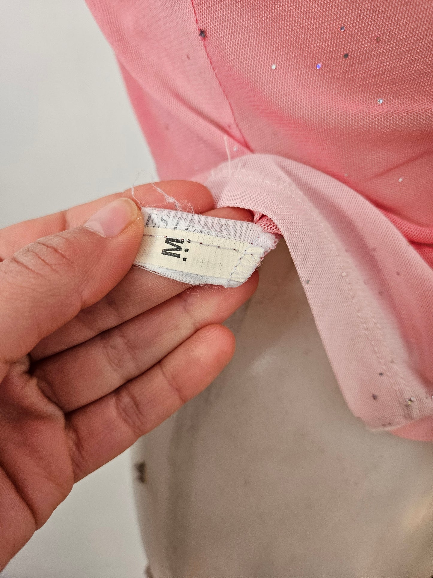 Haut en voile à laçage