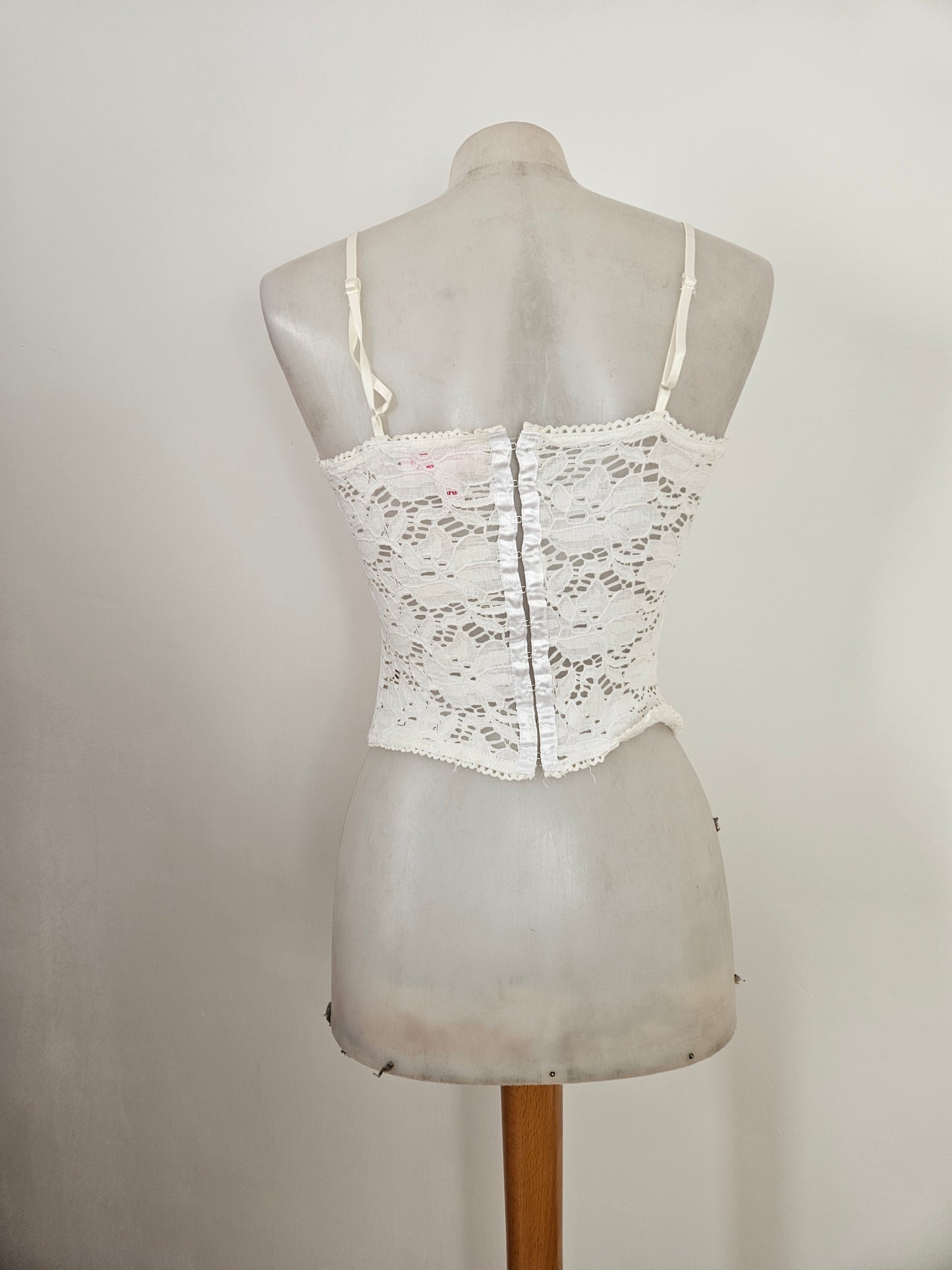 Haut esprit corset blanc