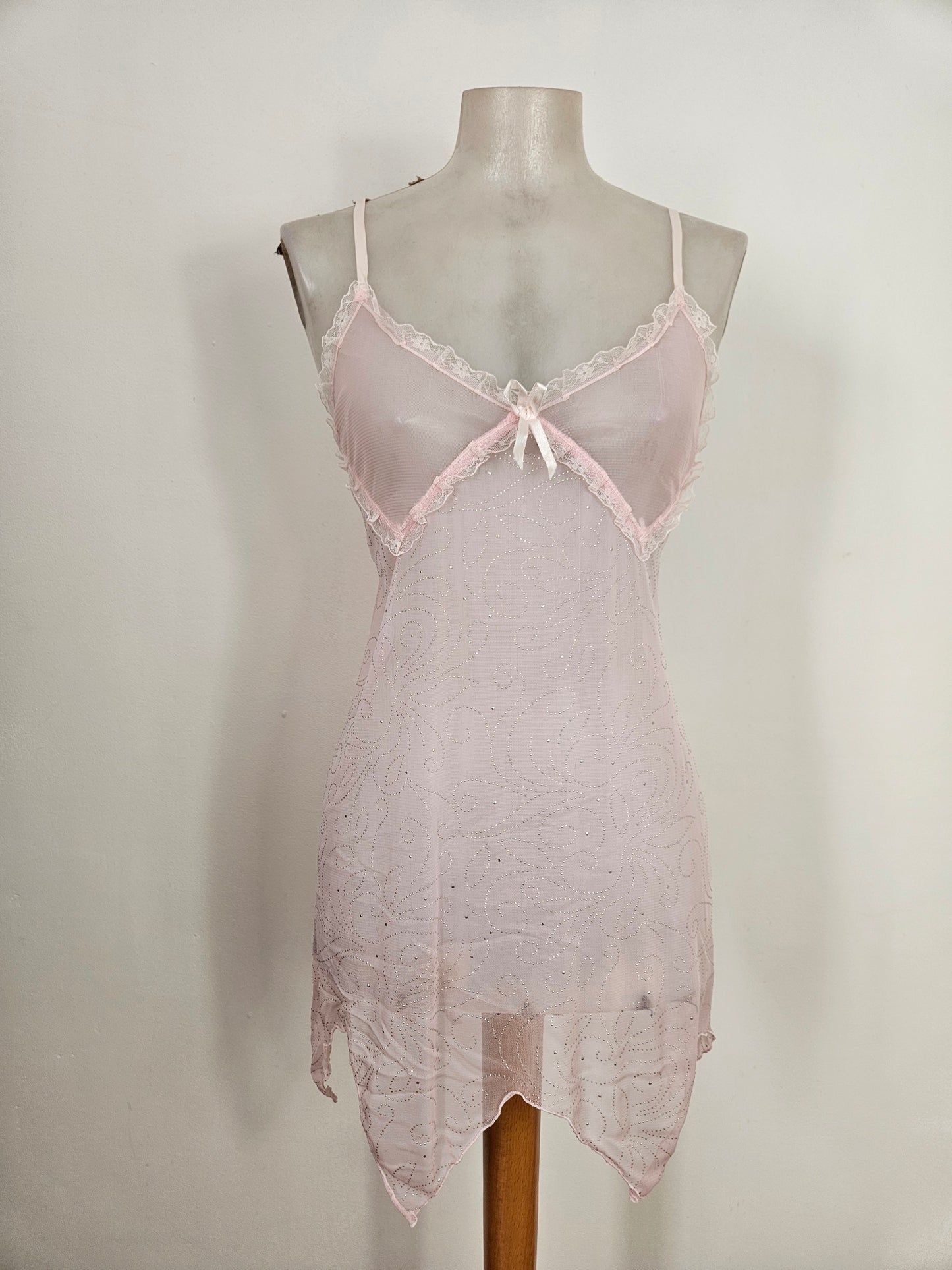 Ensemble en voile rose