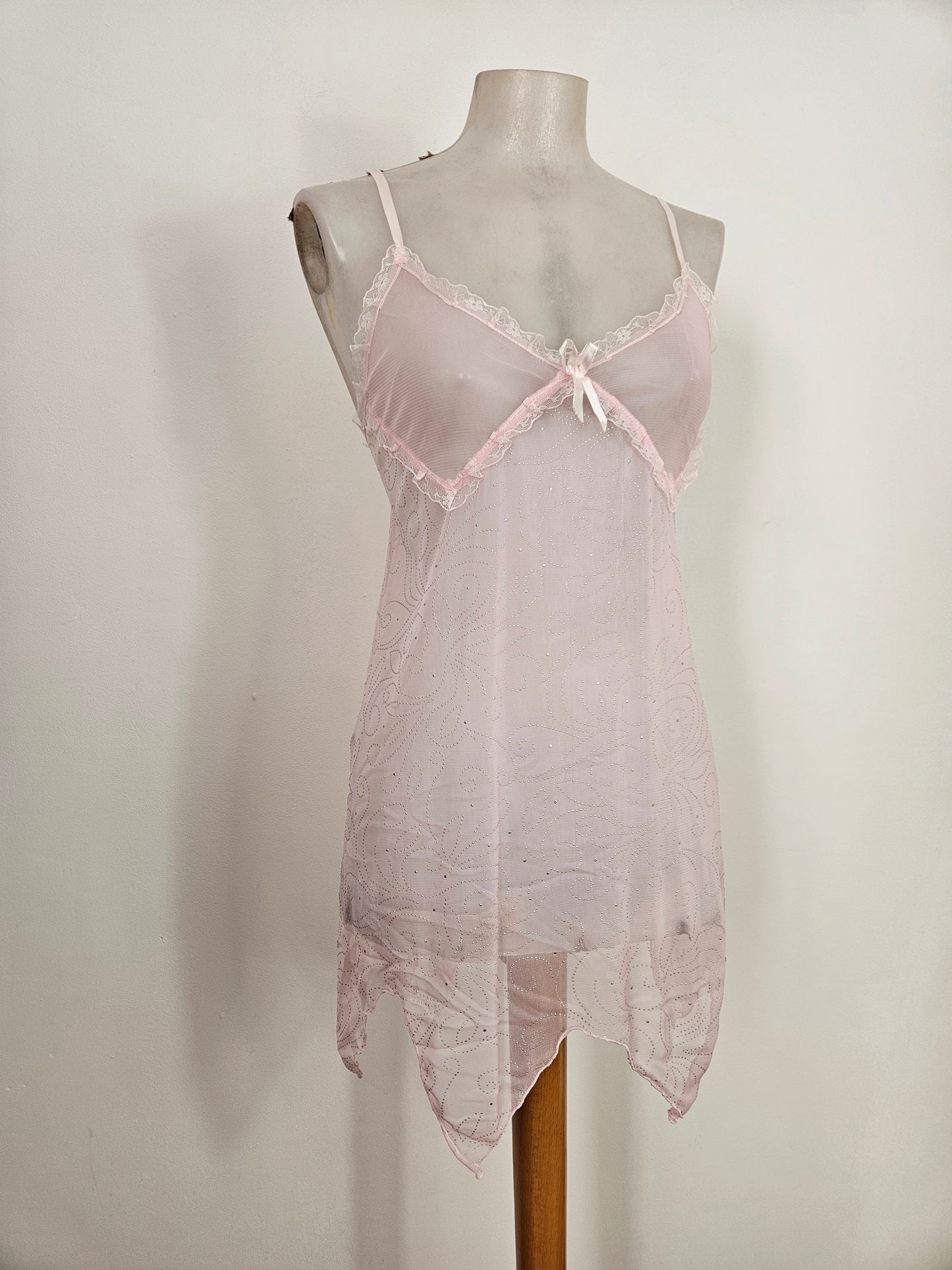 Ensemble en voile rose