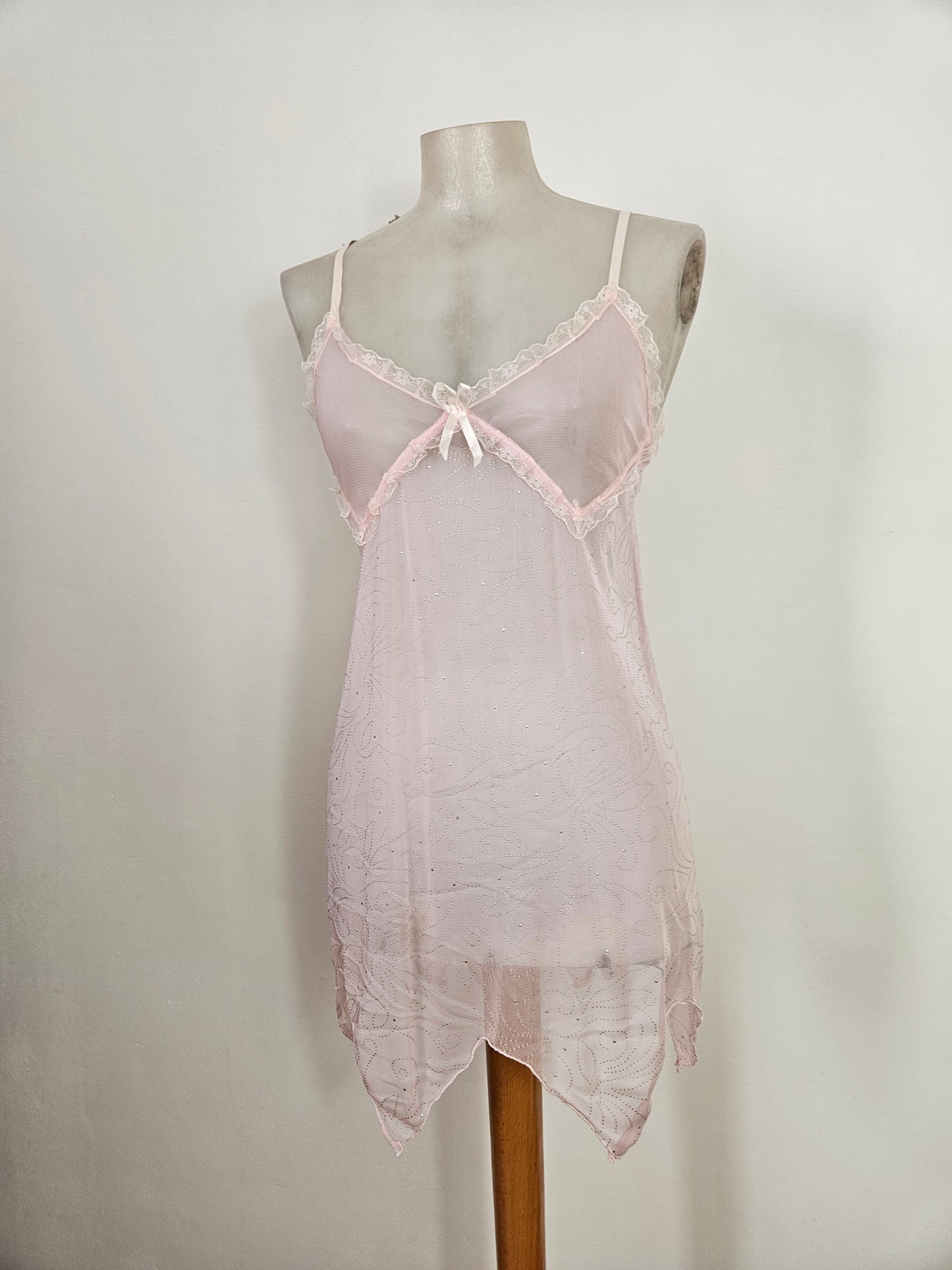 Ensemble en voile rose