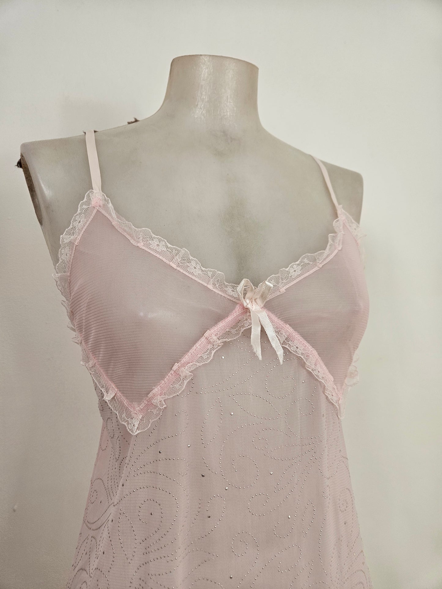Ensemble en voile rose