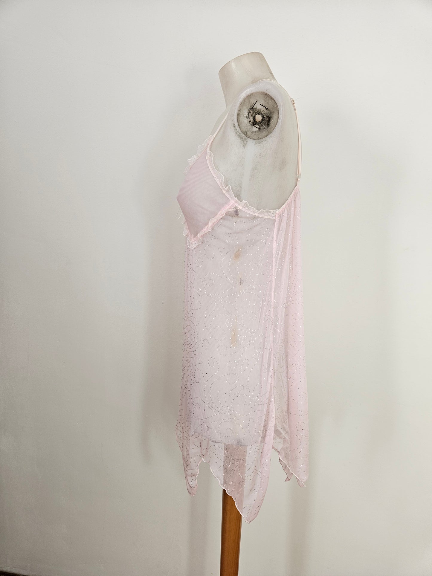 Ensemble en voile rose