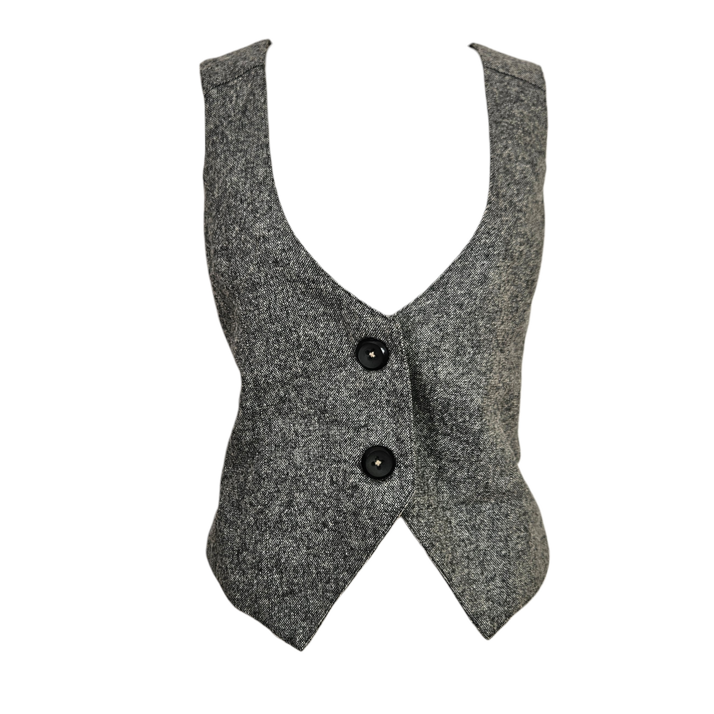 Veste barman gris chiné