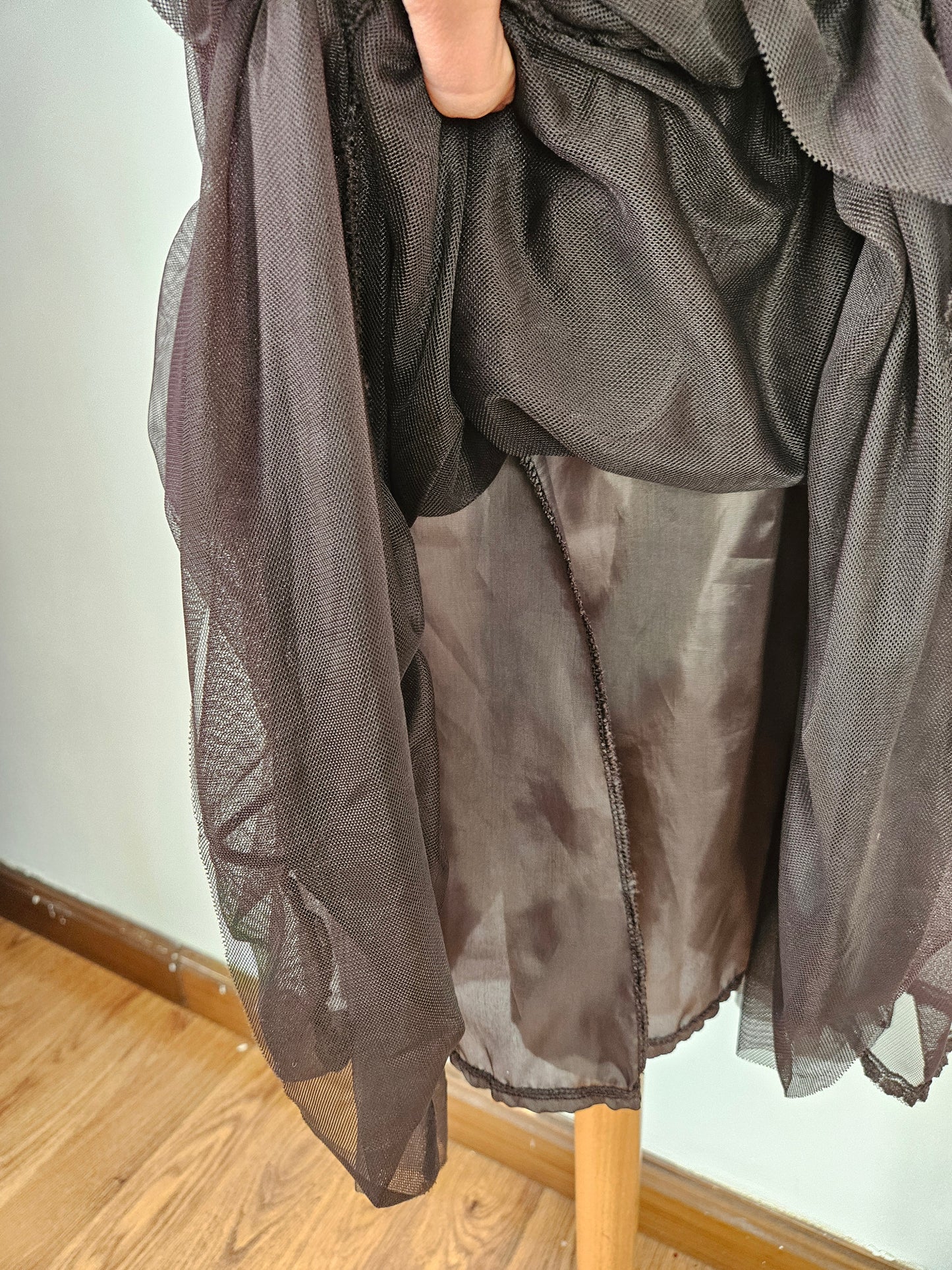 Jupe en voile marron