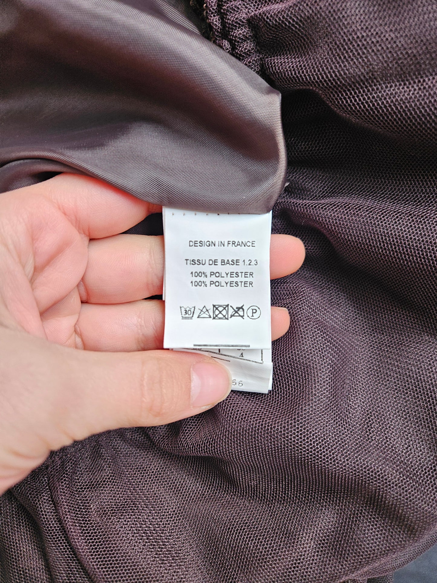 Jupe en voile marron