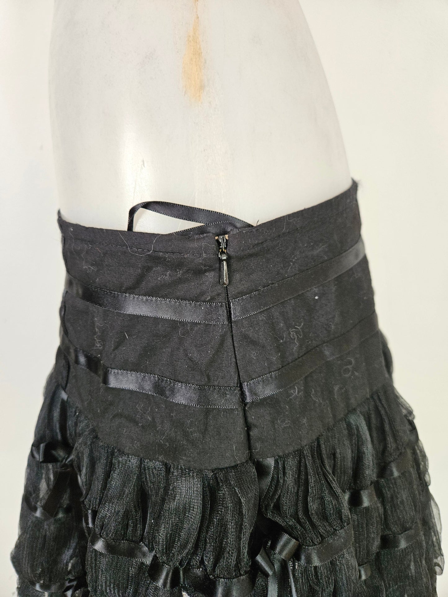 Mini jupe volants et ruban Hell Bunny